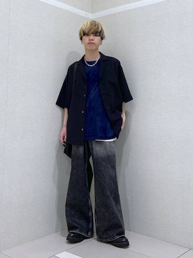 「アイテム（ウォレットチェーン）」を使った、覇都さん（メンズ・162cm）の夏コーディネート