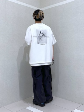 「アイテム（ソックス/靴下、ブルー系）」を使った、覇都さん（メンズ・162cm）の夏コーディネート