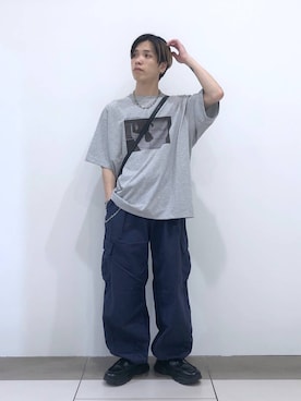 「アイテム（ウォレットチェーン）」を使った、覇都さん（メンズ・162cm）の夏コーディネート