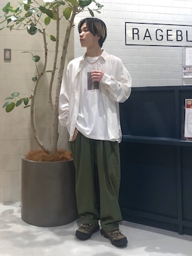 「アイテム（レッグウェア）」を使った、覇都さん（メンズ・162cm）の秋コーディネート