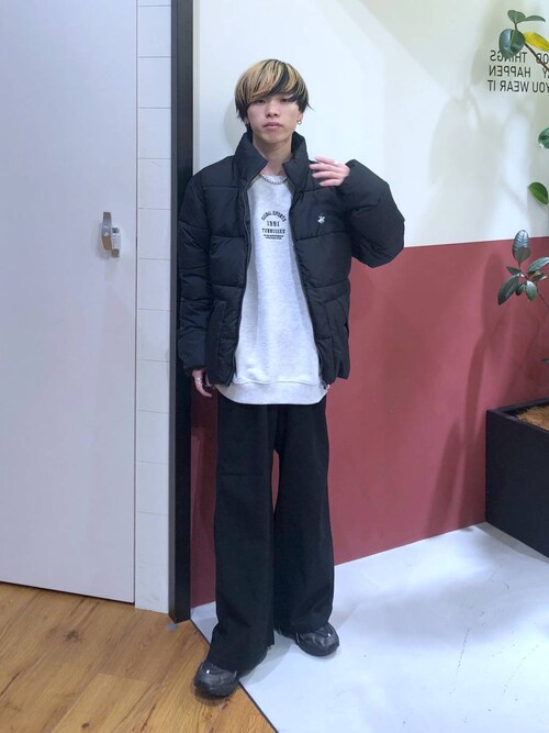 セール】【BEVERLY HILLS POLO CLUB】ONE POINT LOGO PADDED JACKET