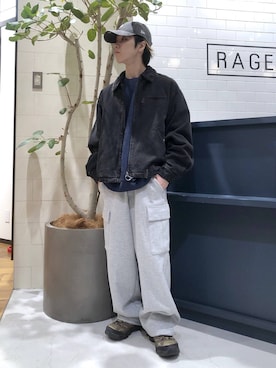 「RAGEBLUE」｜「アイテム（ジャケット/アウター）」を使った、覇都さん（メンズ・162cm）の冬コーディネート