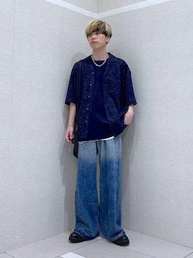 「アイテム（財布/小物）」を使った、覇都さん（メンズ・162cm）の夏コーディネート
