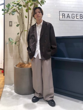 「RAGEBLUE」｜「アイテム（ジャケット/アウター）」を使った、覇都さん（メンズ・162cm）の冬コーディネート