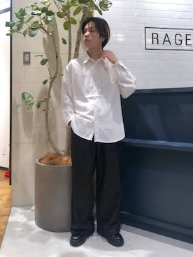 「RAGEBLUE」｜覇都さん（メンズ・162cm）の冬コーディネート