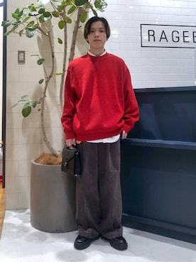 「アイテム（レッグウェア）」を使った、覇都さん（メンズ・162cm）の秋コーディネート