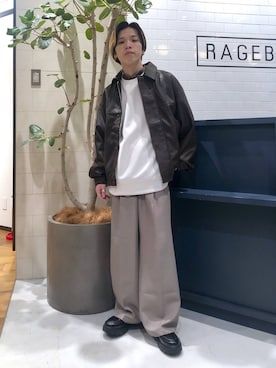 「RAGEBLUE（レイジブルー）のアイテム（財布/小物）」を使った、覇都さん（メンズ・162cm）の秋コーディネート