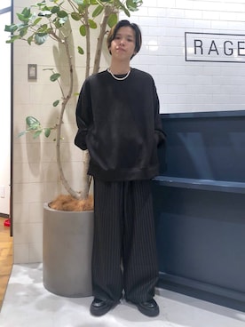 「RAGEBLUE（レイジブルー）のアイテム（アクセサリー）」を使った、覇都さん（メンズ・162cm）の冬コーディネート