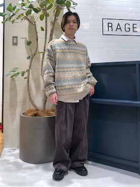 「アイテム（リング）」を使った、覇都さん（メンズ・162cm・20代）の秋コーディネート