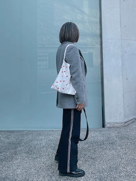 「153cm」｜「アイテム（ジャケット/アウター）」を使った、meさん（レディース・153cm）の冬コーディネート