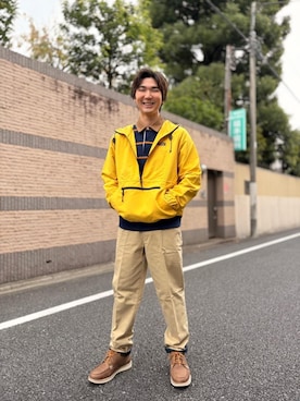 「ラガーシャツ」｜ryoga09082005さん（メンズ・173cm）の秋コーディネート