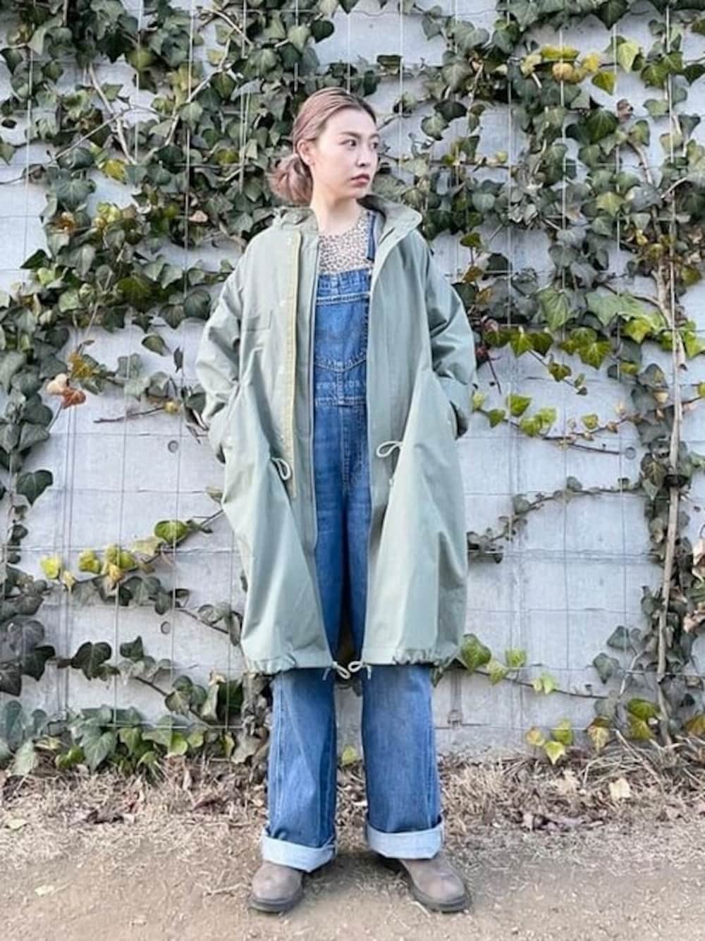 BEAMS オリーブグリーン モッズコート BEAMS HEART MEN(BEAMS HEART