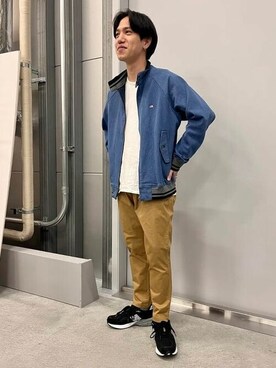 「BEAMS」｜「アイテム（ライダースジャケット）」を使った、BEAMS HEART MENさん（メンズ・175cm）の春コーディネート