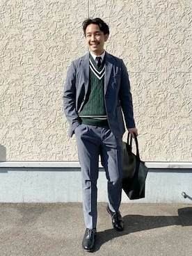 「BEAMS PLUS（ビームスプラス）のアイテム」を使った、BEAMS HEART MENさん（メンズ・173cm）の春コーディネート