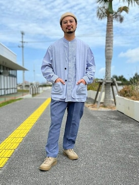 BEAMS HEART MENさん（メンズ・170cm）の春コーディネート