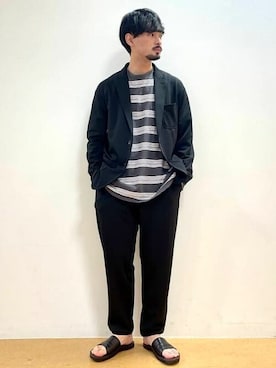 BEAMS HEART MENさん（メンズ・173cm）の春コーディネート