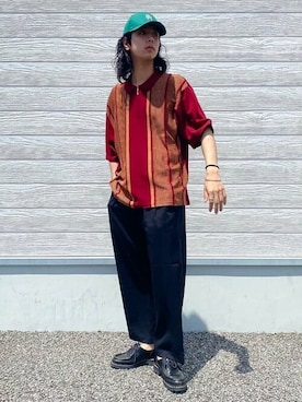 BEAMS HEART MENさん（メンズ・172cm）の夏コーディネート