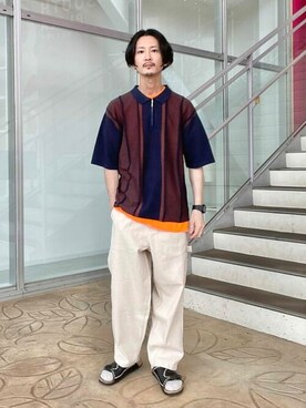 BEAMS HEART MENさん（メンズ・170cm）の夏コーディネート