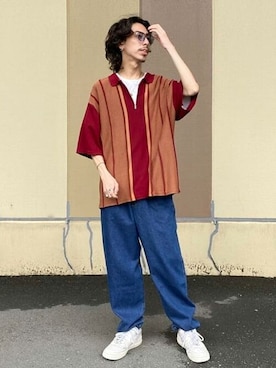 BEAMS HEART MENさん（メンズ・174cm）の夏コーディネート