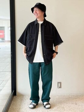 BEAMS HEART MENさん（メンズ・162cm）の夏コーディネート