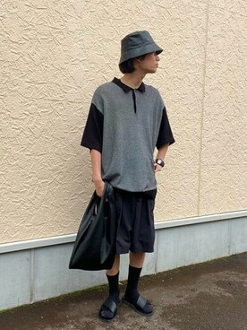 BEAMS HEART MENさん（メンズ・175cm）の夏コーディネート