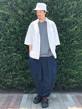 BEAMS HEART MENさん（メンズ・180cm）の夏コーディネート