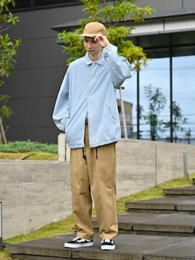 「Coming soon…」｜「アイテム（デニムジャケット）」を使った、BEAMS HEART MENさん（メンズ・180cm）の夏コーディネート