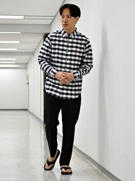 BEAMS HEART MENさん（メンズ・175cm）の夏コーディネート