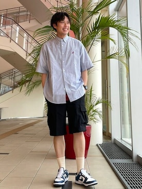 BEAMS HEART MENさん（メンズ・180cm）の夏コーディネート