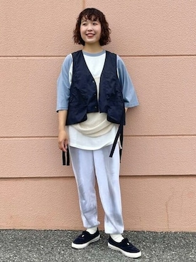 BEAMS HEART MENさん（レディース・160cm）の夏コーディネート