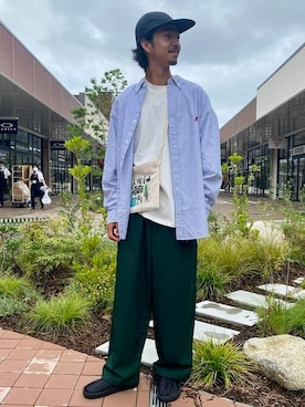 BEAMS HEART MENさん（メンズ・176cm）の夏コーディネート