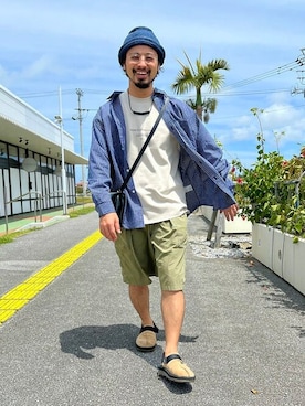 BEAMS HEART MENさん（メンズ・168cm）の夏コーディネート