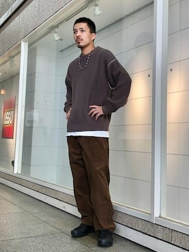 BEAMS HEART MENさん（メンズ・176cm）の冬コーディネート