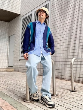 BEAMS HEART MENさん（メンズ・185cm）の冬コーディネート