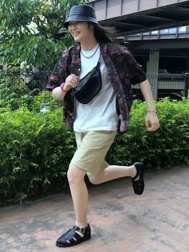 BEAMS HEART MENさん（メンズ・176cm）の夏コーディネート