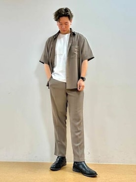 BEAMS HEART MENさん（メンズ・176cm）の夏コーディネート