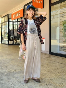 BEAMS HEART MENさん(メンズ・157cm)の夏コーディネート