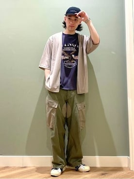 BEAMS HEART MENさん（メンズ・176cm）の夏コーディネート