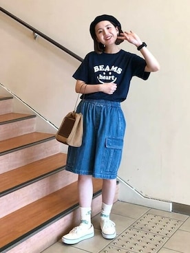 BEAMS HEART MENさん(レディース・153cm)の夏コーディネート