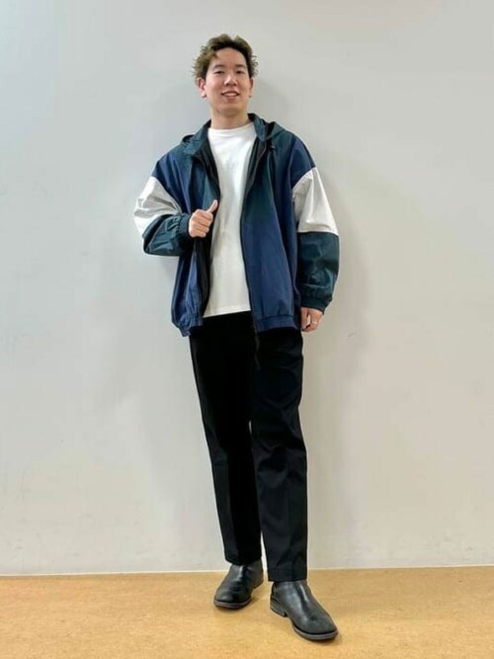 BEAMS HEART MENさんの「GERRY × BEAMS HEART / ビッグ フード ブルゾン（GERRY）」を使ったコーディネートの1枚目の写真