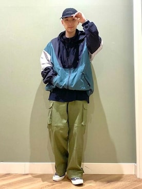 「GERRY（ジェリー）のアイテム（ジャケット/アウター）」を使った、BEAMS HEART MENさん（メンズ・176cm）の秋コーディネート