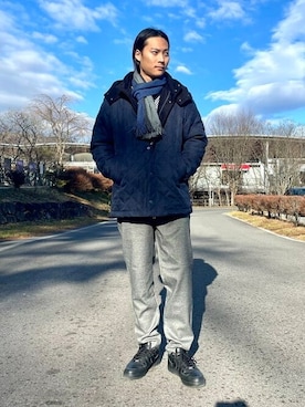 BEAMS HEART MENさん(メンズ・181cm)の冬コーディネート