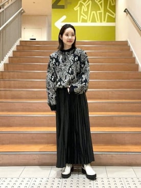 BEAMS HEART MENさん（レディース・157cm）の冬コーディネート