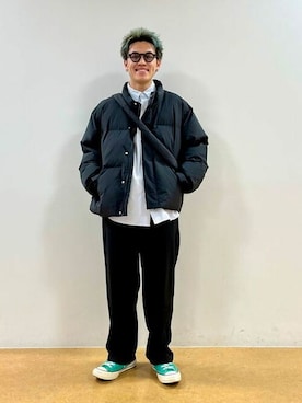 BEAMS HEART MENさん（メンズ・170cm）の冬コーディネート