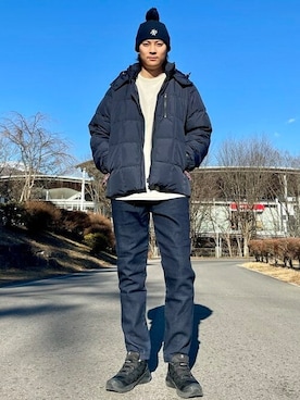 BEAMS HEART MENさん（メンズ・181cm）の冬コーディネート