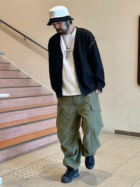 BEAMS HEART MENさん（メンズ・175cm）の冬コーディネート