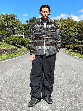 BEAMS HEART MENさん（メンズ・181cm）の冬コーディネート
