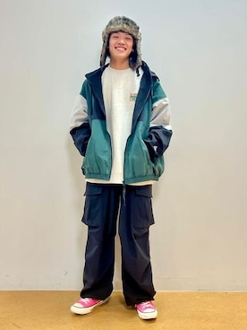 「GERRY（ジェリー）のアイテム（ジャケット/アウター）」を使った、BEAMS HEART MENさん（メンズ・178cm）の冬コーディネート