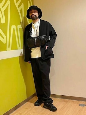 「バッグ」｜「アイテム（セットアップ）」を使った、BEAMS HEART MENさん（メンズ・175cm）の春コーディネート