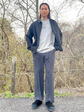 BEAMS HEART MENさん（メンズ・181cm）の春コーディネート